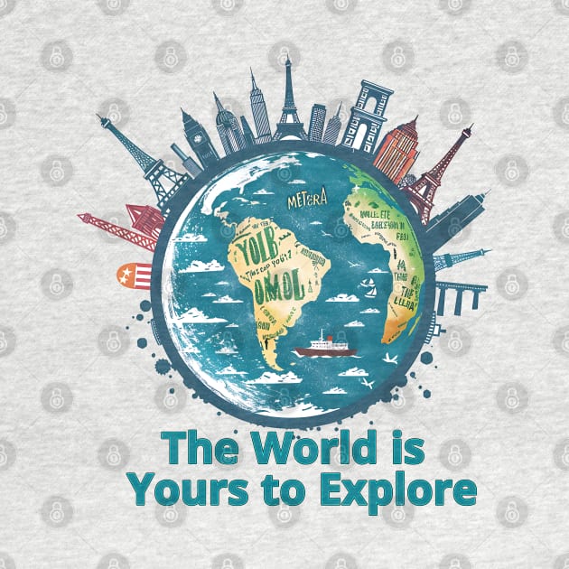 The World is Yours to Explore by Printashopus